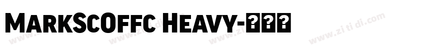 MarkScOffc Heavy字体转换